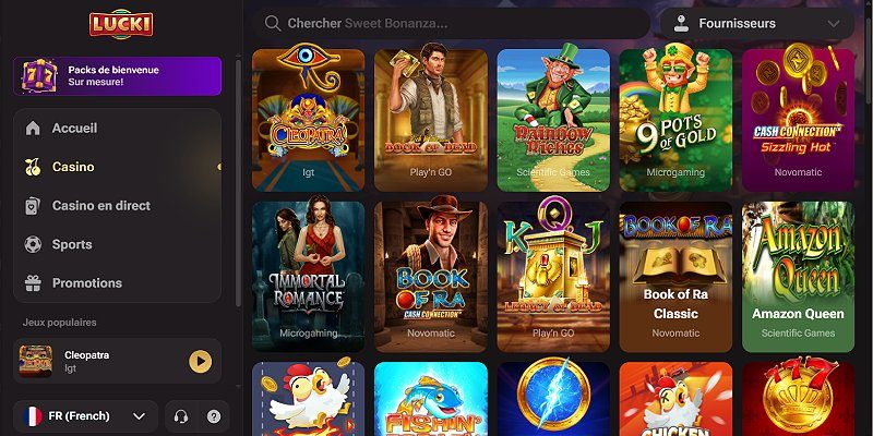 Lucki.Casino - casino sans licence testé depuis la France